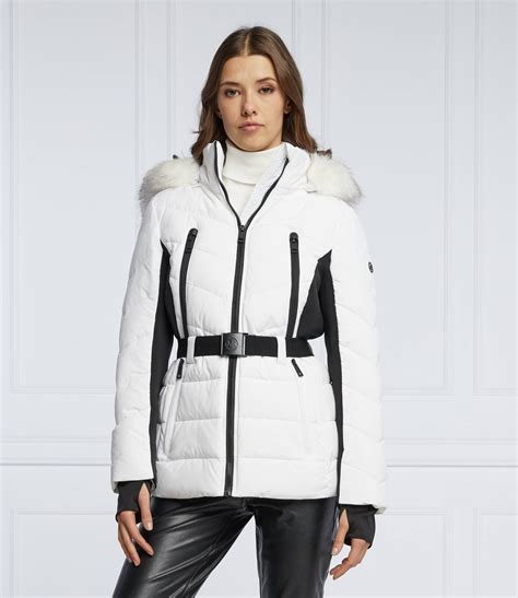 michael kors mantel jacken white|Michael Kors winter jacket women.